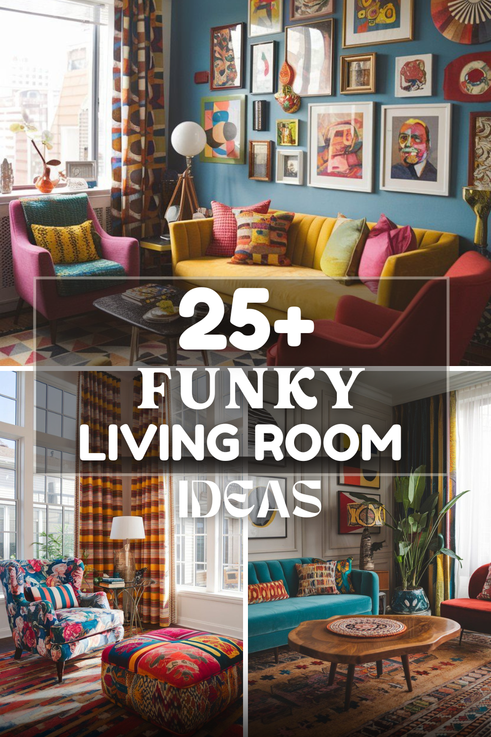 FUNKY LIVING ROOM IDEAS