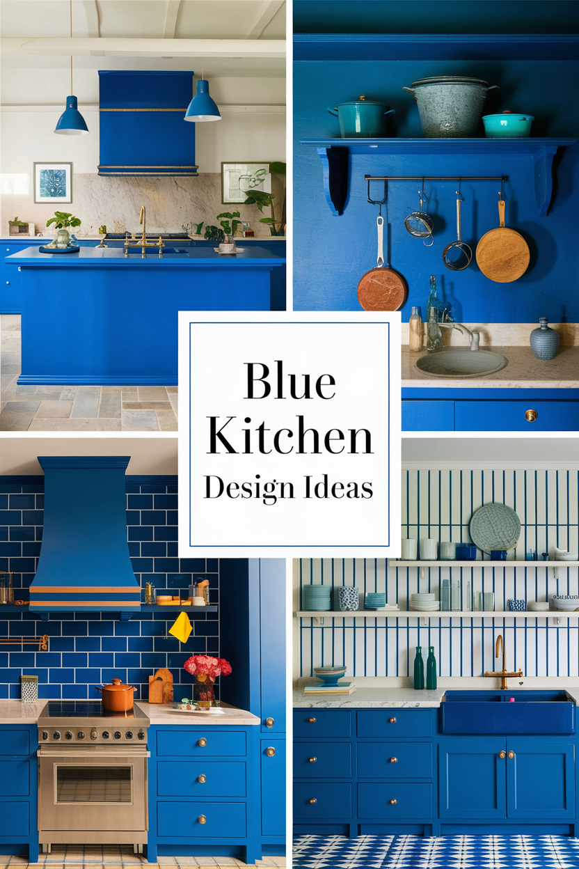 blue kitchen ideas