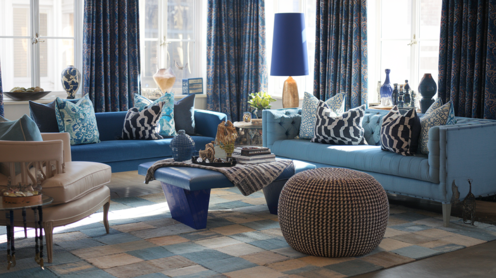 From Navy to Sky: 30 Beautiful Blue Living Room Ideas to Elevate Your Interior Design