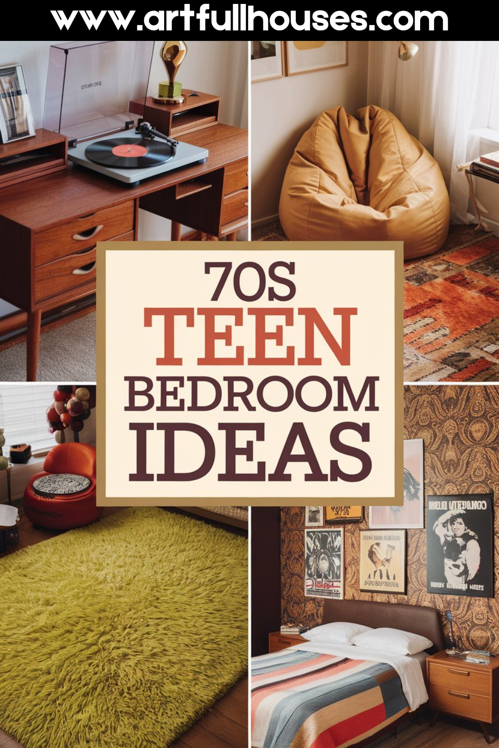 70s bedroom decor idea