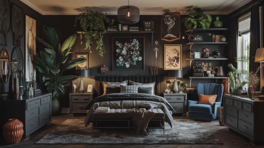 18 Dark Maximalist Bedroom Decor Ideas to Embrace Bold Style