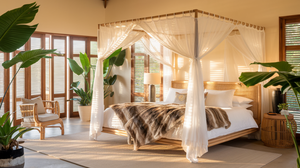 Create Your Oasis: 20 Inspiring Tropical Bedroom Ideas