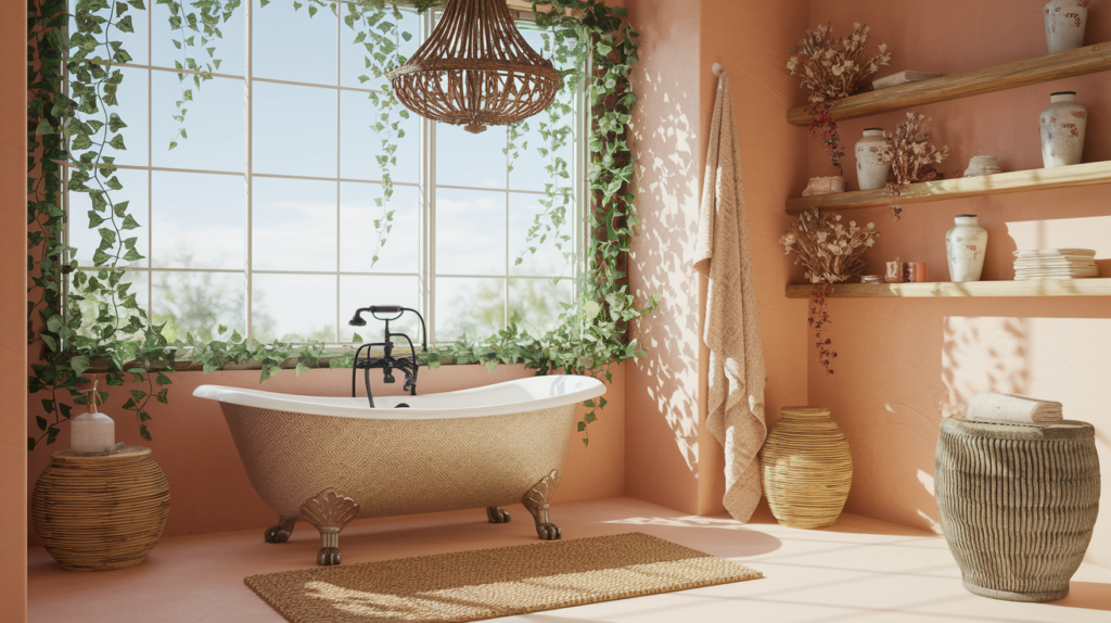 25 Boho Bathroom Ideas & Inspirations for 2025: Create Your Eclectic Oasis!